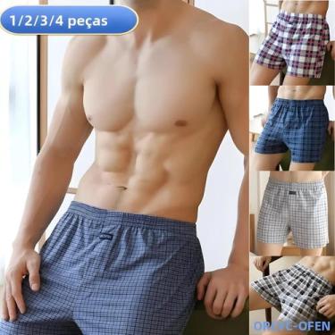 Imagem de Calças Aro Masculinas plus Size Em Algodão, Largas, De Cintura Alta, R