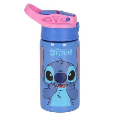 Imagem de Garrafa Térmica Canudo LILO STITCH GF56183 Original Disney - Luxcel
