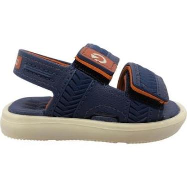 Imagem de Sandália Infantil Menino Papete Casual Dia a Dia Passeio Escola Ultra Conforto Cartago 12549-Masculino