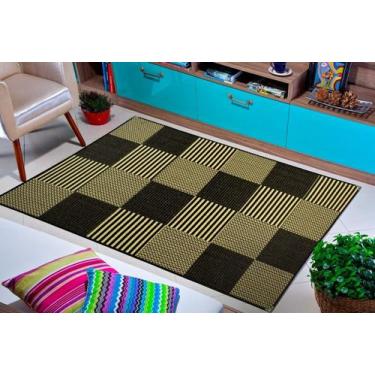 Imagem de Tapete 1,50x2,00 sisal lancer não escorrega sem pelo moderno otima qua