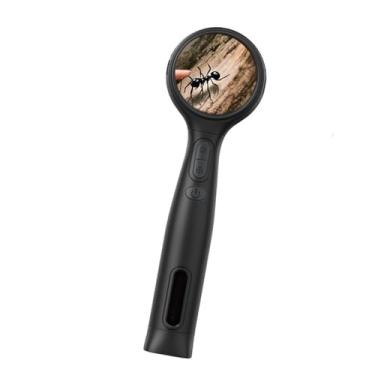 Imagem de FTVOGUE Microscópio Infantil, Microscópio Digital Portátil Com Ampliação de 500X e 8 Luzes LED, Tela IPS de 1,8 Polegadas, Suporte para e OS X, 12 Idiomas para Uso Educacional Infantil