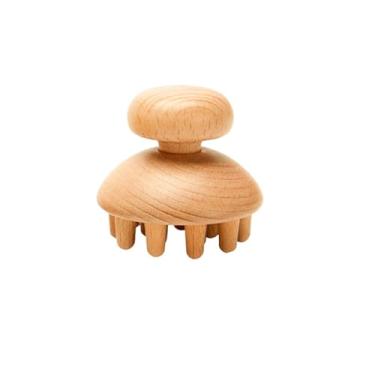 Imagem de Ferramentas de massagem para terapia de madeira anticelulite, rolo massageador de madeira, copo Gua Sha, kit de drenagem linfática (estilo q)