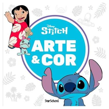 Imagem de Starschool Livro Stitch para Colorir 36 Páginas | Desenhos Frente e Verso | Ideal para Todas as Idades, Entretenimento e Relaxamento