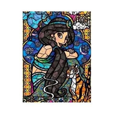 Imagem de Mosaico De Diamante 5D DIY Com Bordado De Strass Da Princesa Disney Mi