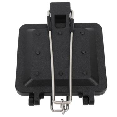 Imagem de Naroote Torradeira de Sanduíche Dupla Face Assadeira de Sanduíche Revestimento Antiaderente Fabricante de Portátil para Acampamento 1.77x12.99in