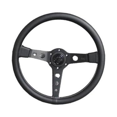 Imagem de Volante Universal De Couro De 14 Polegadas, Novo Acessório Para Modifi