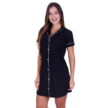 Imagem de Camisola Amamentação Americana com Botões que abrem - c12 CAMISOLA BLO