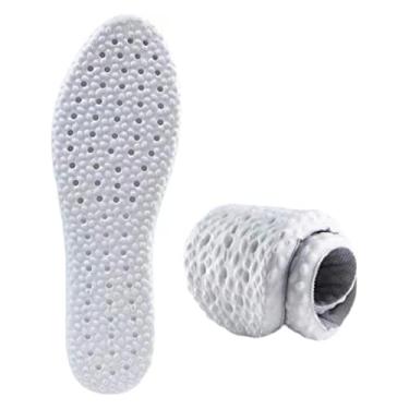 Imagem de THJKUPO Palmilhas esportivas ortopédicas de espuma viscoelástica para sapatos sola almofada de corrida confortável e respirável PU macio (EU41-42 (265 mm))