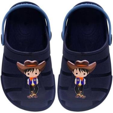 Imagem de Sandalia Babuche Masculino Nº 19ao28 Infantil Cowboy 12.115-Masculino