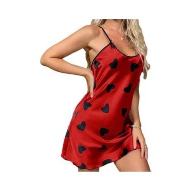 Imagem de Vestido De Verão Sexy Para Mulheres, Cor Sólida, Decote Em U, Alças Cr