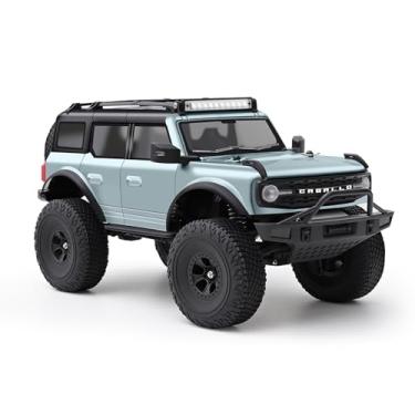 Imagem de SPYMINNPOO Controle Remoto RC, Carro de Controle Remoto de Escala 1:18 de 2,4 GHz Com Luzes e Caminhão Off-road de Cruzeiro, Veículo de Brinquedo de Escalada Elétrico, Presentes para (claro)