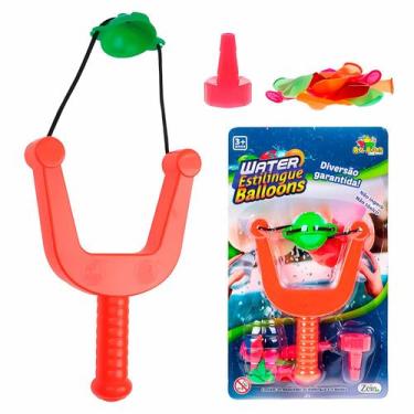 Imagem de Brinquedo Estilingue Infantil De Água Kit Completo Com Bexigas Colorid