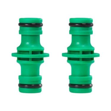 Imagem de Conector Rápido Duplo Macho ABS De 1/2 Polegada Para Mangueira De Jard