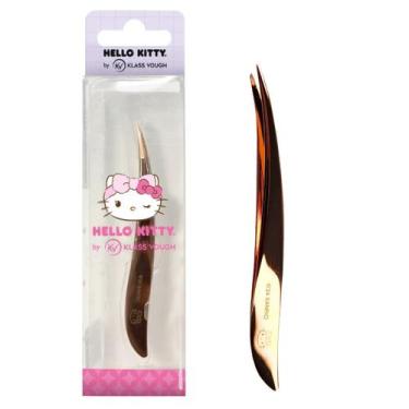 Imagem de Pinça Fina Rose Gold Profissional para Sobrancelhas Hello Kitty Klass 