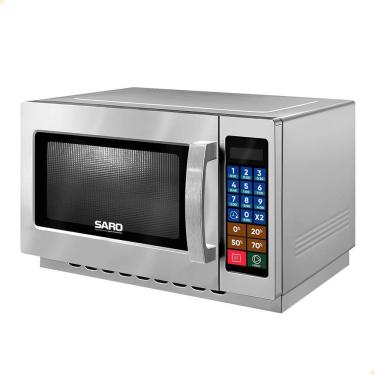 Imagem de Micro-ondas Industrial de Bancada Saro Mc22 34L 1000W Digital em Aço Inox Prata 220V