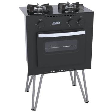 Imagem de Fogão A Gás Venax Mini Cook 2 Queimadores Preto Glp 16251