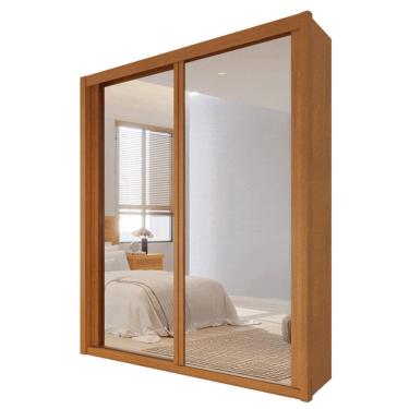 Imagem de Guarda Roupa Espelhado 2 Portas 3 Gavetas - Pietro - Bettio