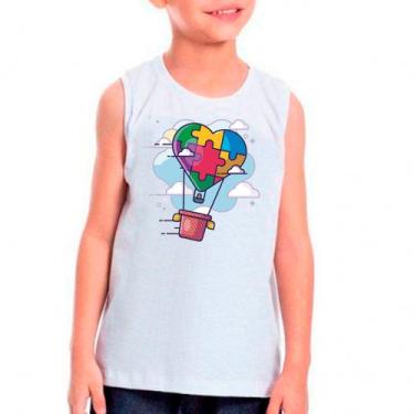 Imagem de Camiseta AUTISTA AUTISMO Moda Infantil Roupa Criança 01 - DESIGN CAMIS