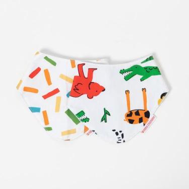 Imagem de Kit 2 Babadores Impermeáveis - Estampa África e Confetes colorido - Ab