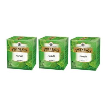 Imagem de 30 Sachês, Chá Twinings, Hortelã