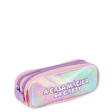 Imagem de Estojo 2 Compartimentos Gabby Party Room - Colorido