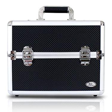 Imagem de Maleta Profissional de Maquiagem Preto Jacki Design