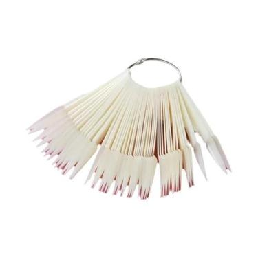 Imagem de Expositores De Unhas 80 50 20 Peças, Amostras De Pontas De Unha, Placa