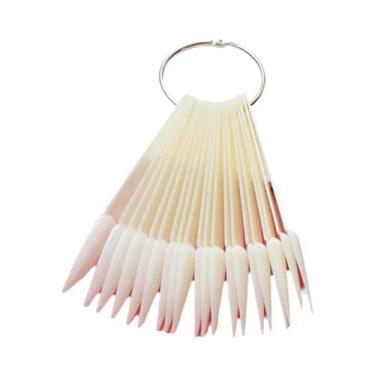 Imagem de Expositores De Unhas 80 50 20 Peças, Amostras De Pontas De Unha, Placa