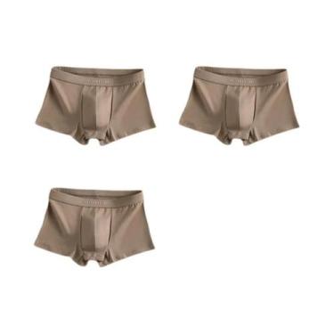 Imagem de Cuecas Boxer Esportivas Respiráveis Masculinas 3PCS, Roupa Íntima Sexy
