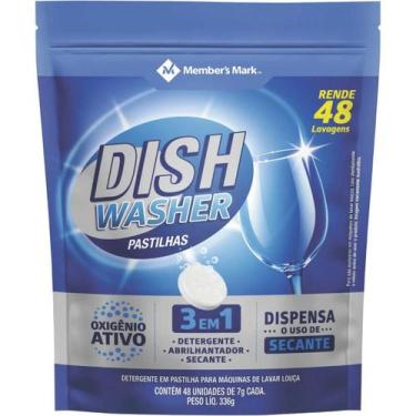 Imagem de Detergente para Lava-Louça Dish Washer Member's Mark Pacote com 48 Uni