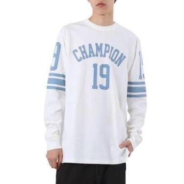 Imagem de Camiseta Manga Longa Champion Jersey Off White-Masculino