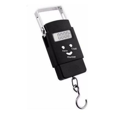 Imagem de Balança Digital Com Gancho Portátil Para Viagem, Mala, Bagagem E Sacola – Até 50 Kg
