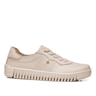 Imagem de Tênis Pegada Feminino em Couro Off White 210522-02-Feminino