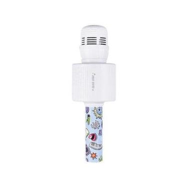 Imagem de Microfone Teen Bluetooth 5.0 Mk300 Branco Recarregável - OEX KIDS