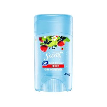 Imagem de Desodorante Antitranspirante Secret Gel Frutas Vermelhas 45g, 1