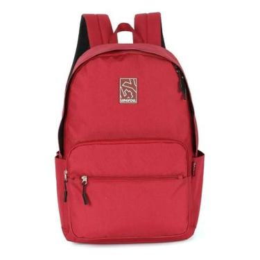 Imagem de MOCHILA DE COSTAS JUVENIL UP4YOU 4Y Vinho, M, Vinho