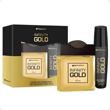 Imagem de Kit Phytoderm Infinity Gold: Deo Colônia 95ml e Body Spray 120ml
