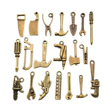 Imagem de Pingentes De Ferramentas Em Cores Mistas 20/100 Peças Para Criação De 