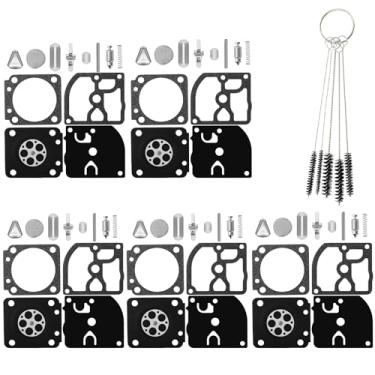 Imagem de YOFMOO Pacote com 5 kit de reparo de carburador compatível com Stihl FS106 FS108 FS120 FS200 FS250 FS300 FS350 FS400 FS450 Zama RB-40 RB-85 C1Q-S33 S34 S35 36 SK5 SK6 SK7