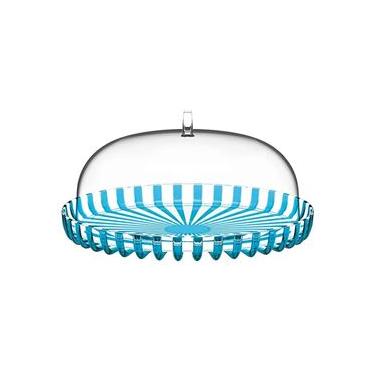 Imagem de PORTA BOLO GUZZINI COM DOMO EM BIO PLÁSTICO DOLCEVITA TURQUESA 12570048