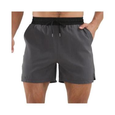Imagem de Shorts Masculinos De Treino E Corrida De Secagem Rápida, Camada Única,