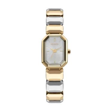 Imagem de Relógio Euro Feminino Ref: Eu2035zba/5k Bracelete Hexagonal Bicolor
