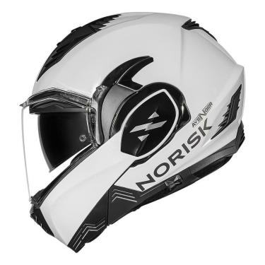 Imagem de Capacete Norisk Avenger Monocolor Branco Brilho-Unissex