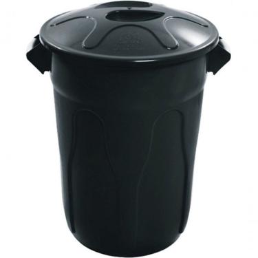 Imagem de Cesto de Lixo com Tampa 40L em Material Plástico Resistente com Abertura Prática para C...