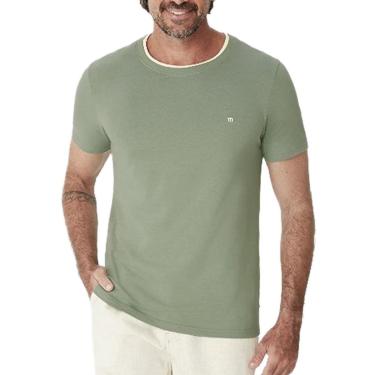 Imagem de Camiseta Manga Curta Malwee 1000133383 Masculina Malha Linho T. P/XGG-Masculino