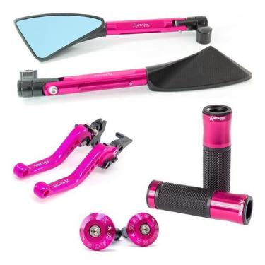 Imagem de Manete Peso Retrovisor Manopla Yes Gsr Intruder 125 Chopper - Stark Ra