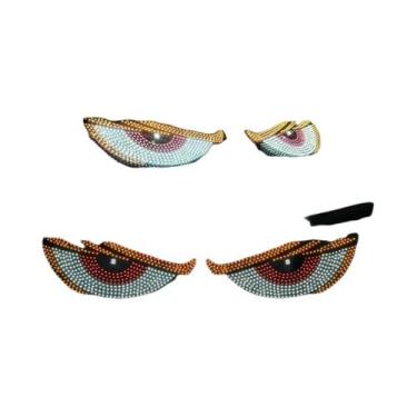 Imagem de Adesivo LED Dinâmico Olho Do Diabo Para Carro 2025 Novo Emblema De Adv