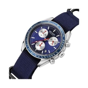 Imagem de Relógio Automático De Luxo Para Homens MEGIR Com Pulseira De Tecido Ca