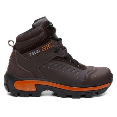 Imagem de Bota Masculina Segurança Em Couro Biqueira Em Pvc Ref Tk1003 - Shelga,