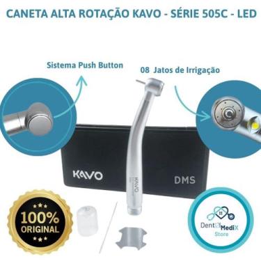 Imagem de CANETA Alta Rotação KAVO EXTRA torque SERIE 505C COM LED DENTISTA Peça